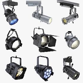 Collection of architectural lighting v2